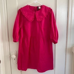 Fuchsia Babydoll Dress